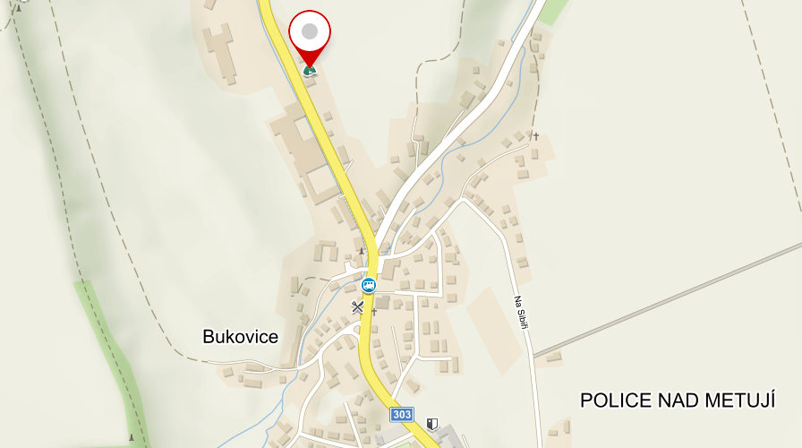 mapa Farmy Turov - Bukovice